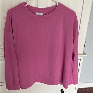 Jjill Pink Crewneck Sweatshirt size M